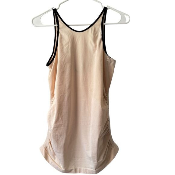 Lululemon Women's Size 10 In The Flow Tank Top Heathered Butter Pink Color - Picture 2 of 7